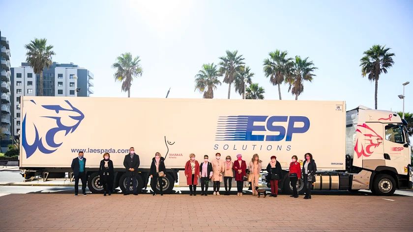 ESP Solutions y AMAMA Almería colaboran en el Proyecto Camión Rosa